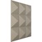 Ekena Millwork 11 7/8in. W x 11 7/8in. H Benson EnduraWall Decorative 3D Wall Panel Covers 0.98 Sq. Ft. WP12X12BECSV - alternate 2